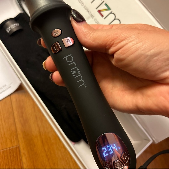 Prizm Professional 25MM Rotating Curling Iron, Nano Titanium Curling Wand, Autom - Picture 11 of 13